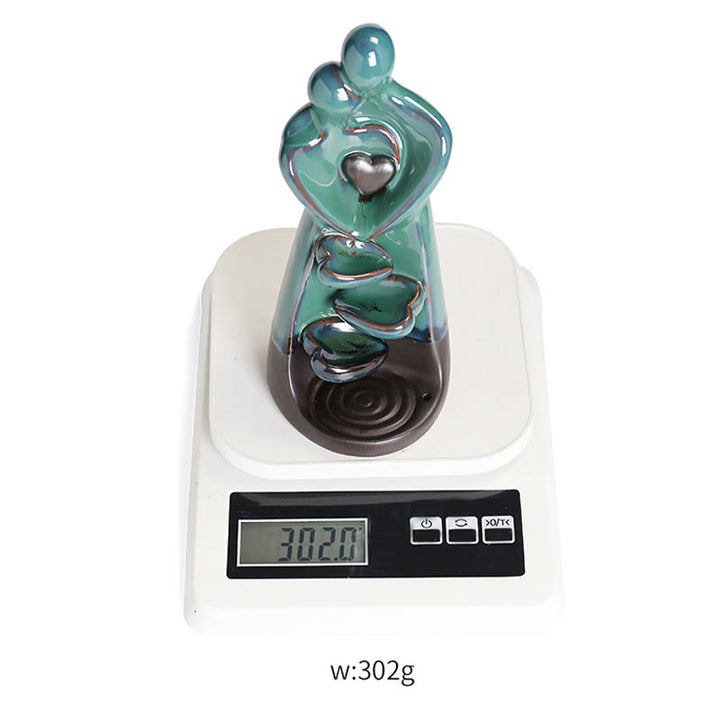 Buddha Stones恋人 カップル 抱擁 愛 陶器 逆流 煙 噴水 癒し 香炉 装飾 - image 13