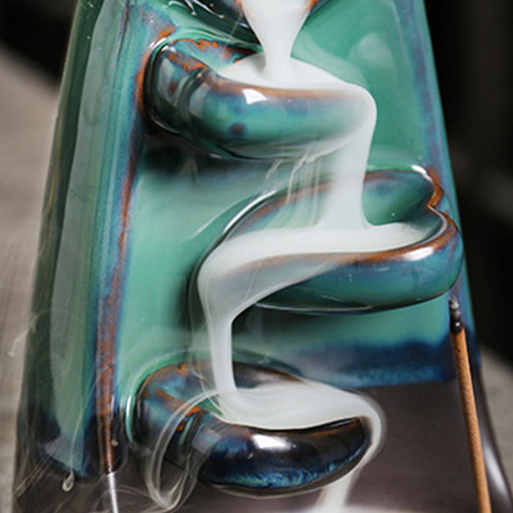 Buddha Stones恋人 カップル 抱擁 愛 陶器 逆流 煙 噴水 癒し 香炉 装飾 - image 10