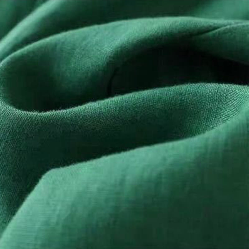 Buddha Stonesカジュアル ハイウエスト レースアップ ワイドレッグパンツ ポケット付き - image 8