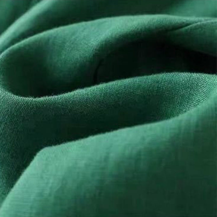 Buddha Stonesカジュアル ハイウエスト レースアップ ワイドレッグパンツ ポケット付き - image 8