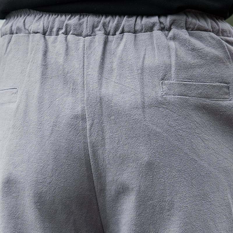 Buddha Stonesプレーン カジュアル リネン ブルマー メンズ パンツ ポケット付き - image 18