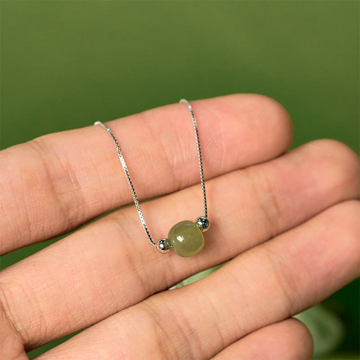 Buddha Stones 925スターリングシルバー 天然翡翠ビーズ アバンダンス チェーンブレスレット - image 12