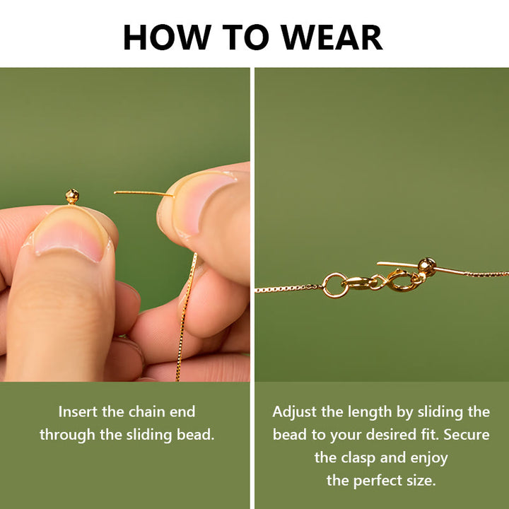 Buddha Stones 925スターリングシルバー 天然翡翠ビーズ アバンダンス チェーンブレスレット - image 5