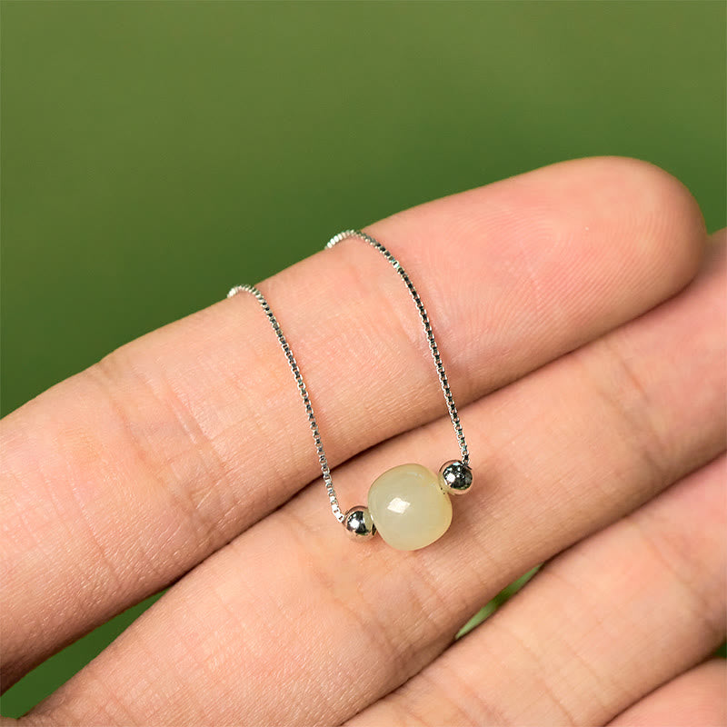 Buddha Stones 925スターリングシルバー 天然翡翠ビーズ アバンダンス チェーンブレスレット - image 21