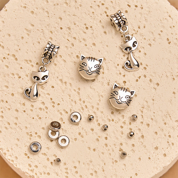 Buddha Stonesベンガル猫天然瑪瑙石内なる強さブレスレット - image 5