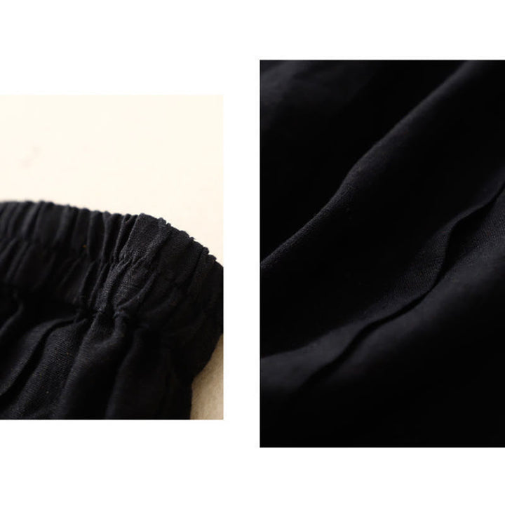 Buddha Stonesカジュアル 無地 レディース コットン ショートパンツ ポケット付き - image 27