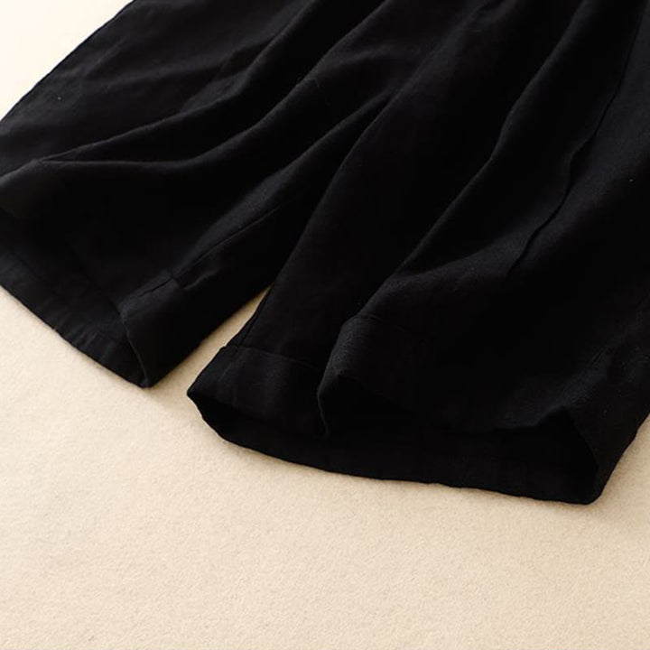 Buddha Stonesカジュアル 無地 レディース コットン ショートパンツ ポケット付き - image 28