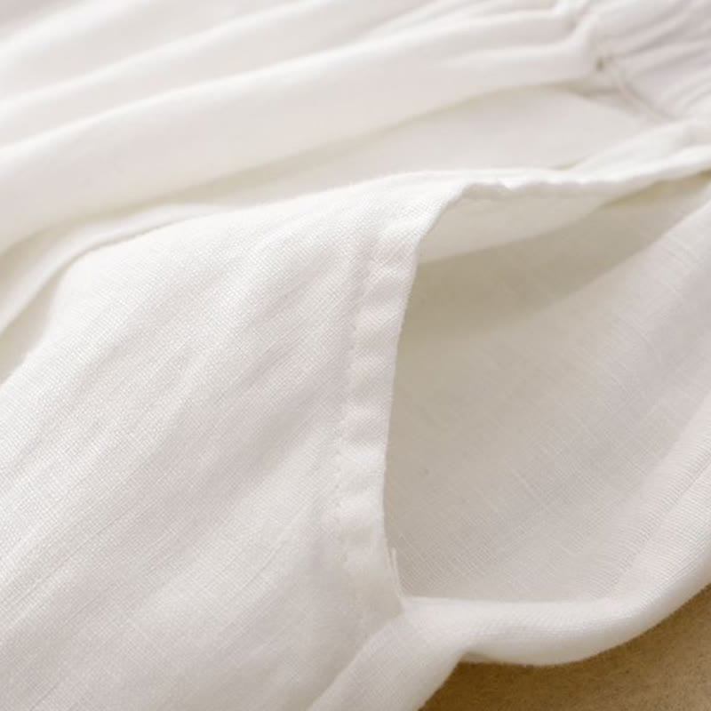 Buddha Stonesカジュアル 無地 レディース コットン ショートパンツ ポケット付き - image 32