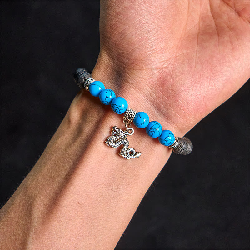 Buddha Stonesブラック溶岩石 クリスタルビーズ 動物柄 ヒーリングブレスレット - image 23