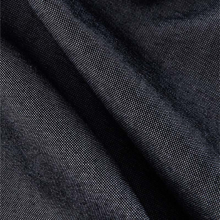 Buddha Stones無地長袖ボタンダウンデザインメンズコットンシャツ - image 5