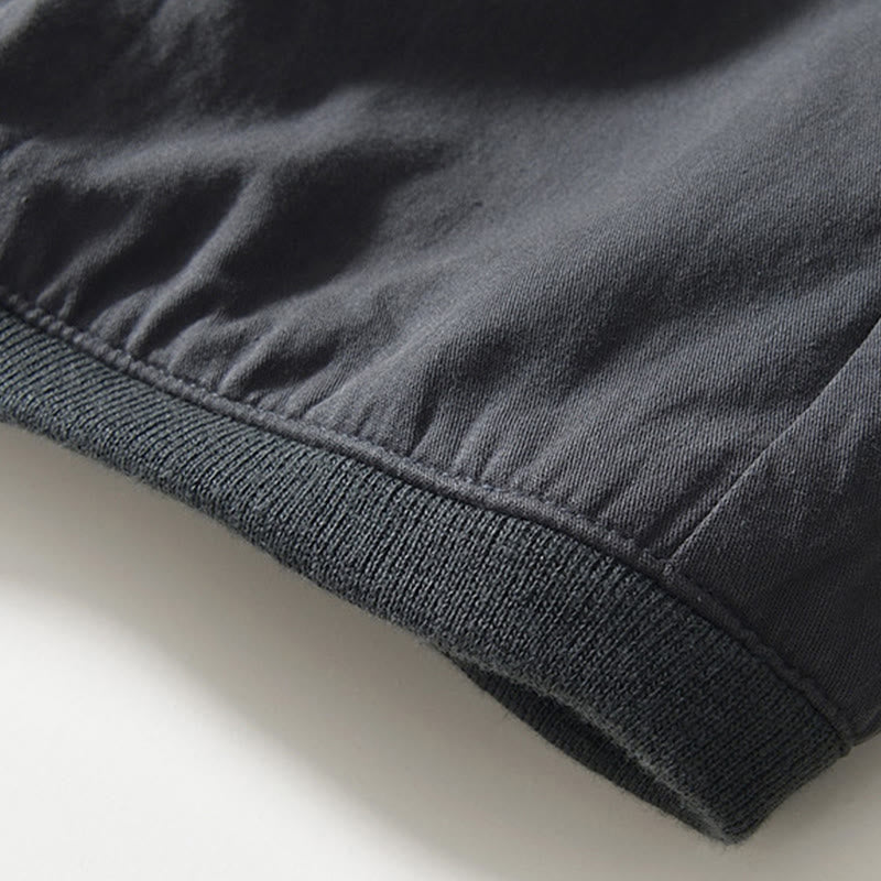 Buddha Stones秋冬 無地 長袖 ボタンダウン メンズ コットンシャツ ポケット付き - image 21