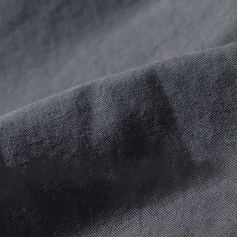 Buddha Stones秋冬 無地 長袖 ボタンダウン メンズ コットンシャツ ポケット付き - image 22