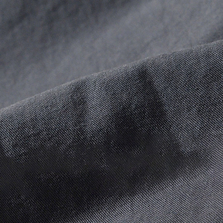 Buddha Stones秋冬 無地 長袖 ボタンダウン メンズ コットンシャツ ポケット付き - image 22