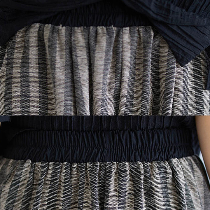 Buddha Stonesカジュアル 7-8丈 コーデュロイ ストライプ レディース ポリエステル ワイドレッグパンツ ポケット付き - image 8