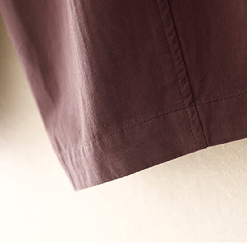 Buddha Stones無地 7-8丈 レディース ハーレム コットンパンツ ポケット付き - image 6