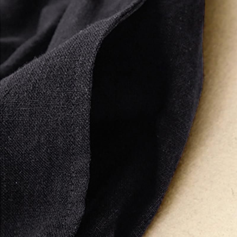 Buddha Stones無地コットン レディース ワイドレッグパンツ ポケット付き - image 23