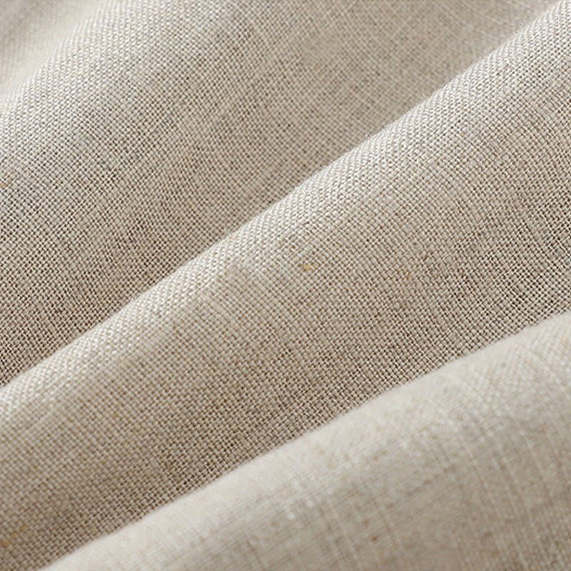 Buddha Stonesカジュアル スプライシングカラーロープ レディース コットン ストレートレッグパンツ ポケット付き - image 10