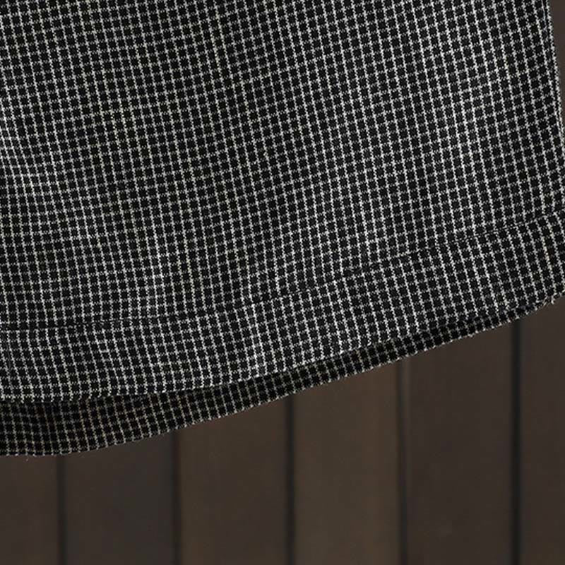 Buddha Stonesカジュアル スプライシングカラーロープ レディース コットン ストレートレッグパンツ ポケット付き - image 14