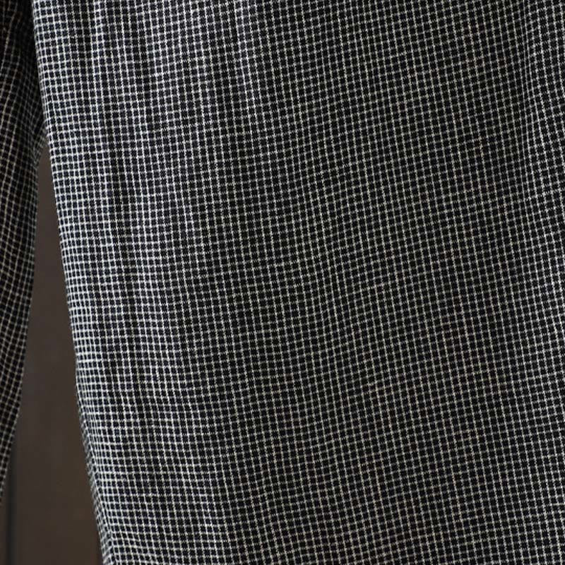 Buddha Stonesカジュアル スプライシングカラーロープ レディース コットン ストレートレッグパンツ ポケット付き - image 15