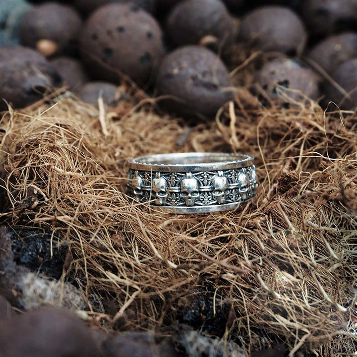 Buddha Stonesの森の王 銅の頭蓋骨 新たな始まりの指輪 - image 9