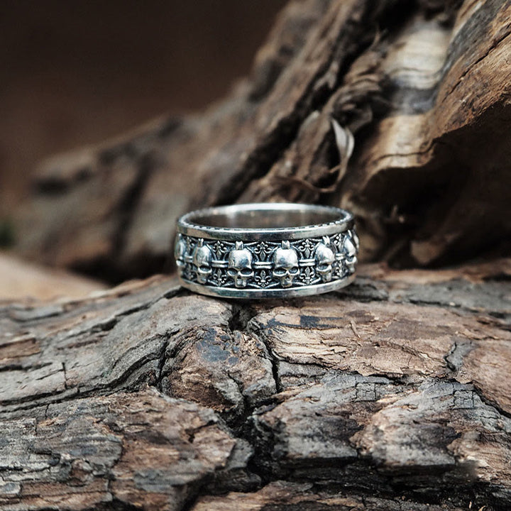 Buddha Stonesの森の王 銅の頭蓋骨 新たな始まりの指輪 - image 10