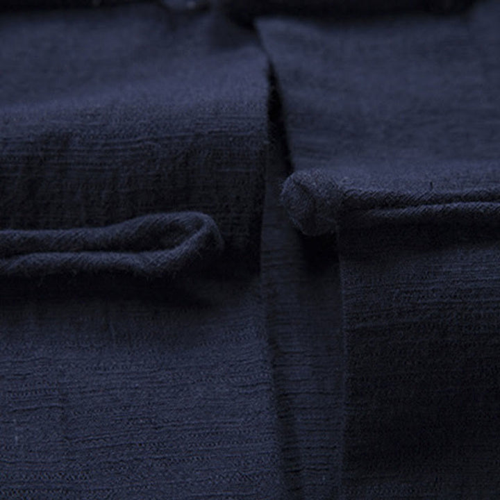 Buddha Stones無地 カジュアル フロッグボタン メンズ シャツ 衣類 - image 17