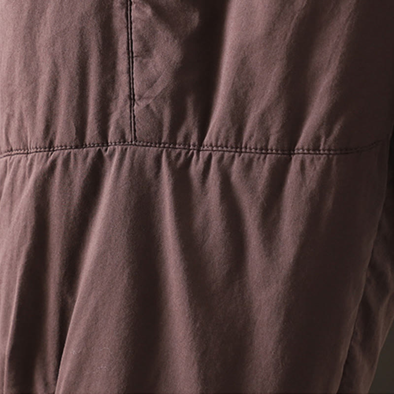 Buddha Stones無地 暖かい コットンパッド レディース ハーレム コットンパンツ ポケット付き - image 10