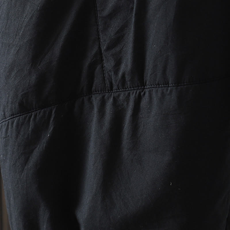 Buddha Stones無地 暖かい コットンパッド レディース ハーレム コットンパンツ ポケット付き - image 14