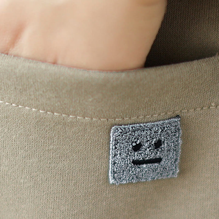 Buddha Stones無地 レディース ボタン クルーネック 長袖 コットンジャケット ポケット付き - image 14
