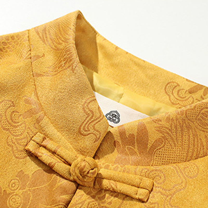 Buddha Stones竹 龍 カエルボタンデザイン 長袖 メンズジャケット - image 20