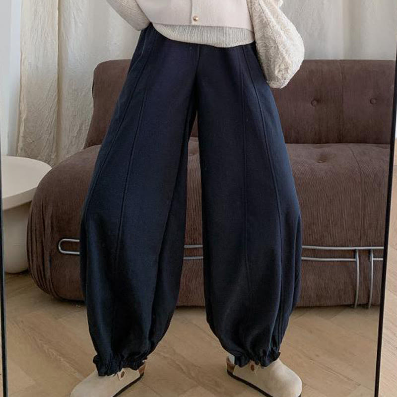 Buddha Stones無地 ドローストリング レディース バドパンツ ポケット付き - image 15