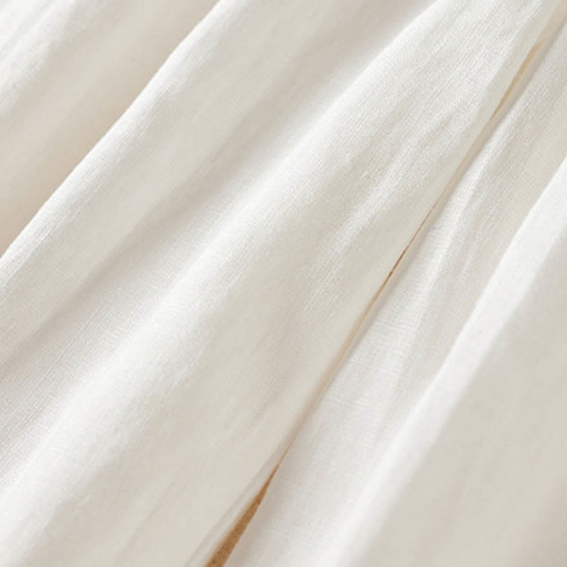 レディース ハーレムパンツ スモールフラワー刺繍 コットンリネン ポケット付き 夏用 Buddha Stones - image 20