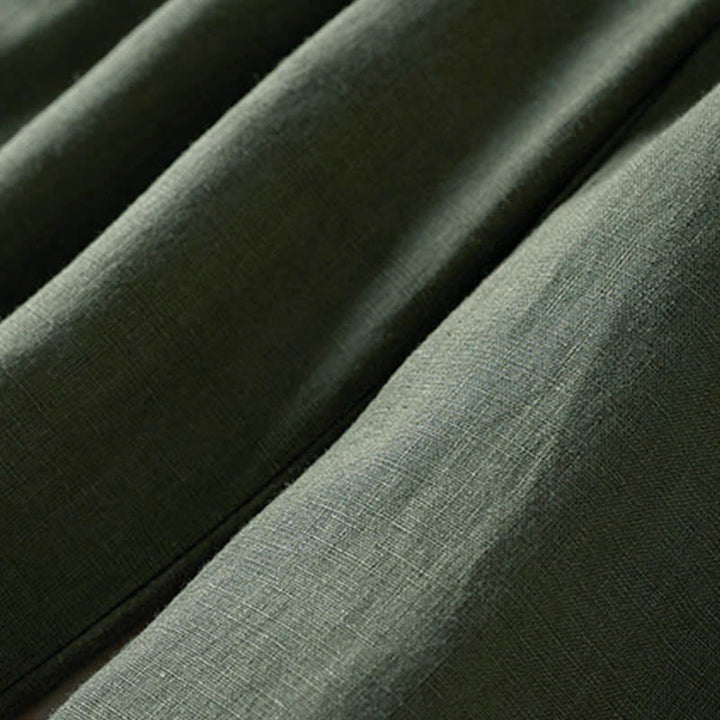 レディース ハーレムパンツ スモールフラワー刺繍 コットンリネン ポケット付き 夏用 Buddha Stones - image 30