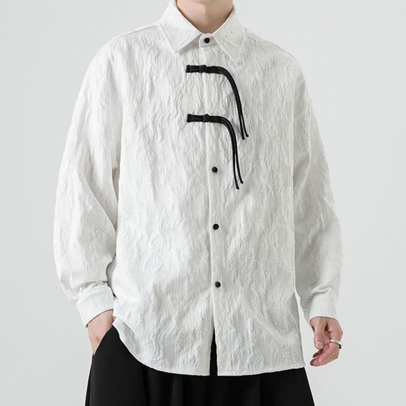 Buddha Stonesカエルボタン 葉柄 長袖 メンズ 唐装 ジャケット - image 22