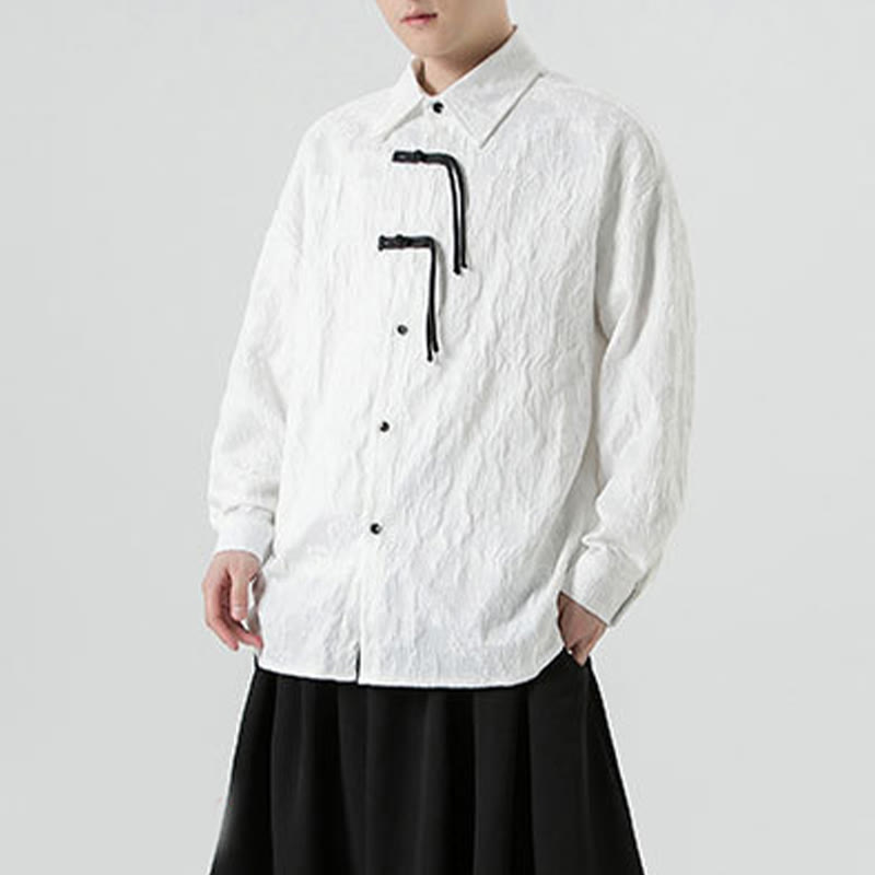 Buddha Stonesカエルボタン 葉柄 長袖 メンズ 唐装 ジャケット - image 24