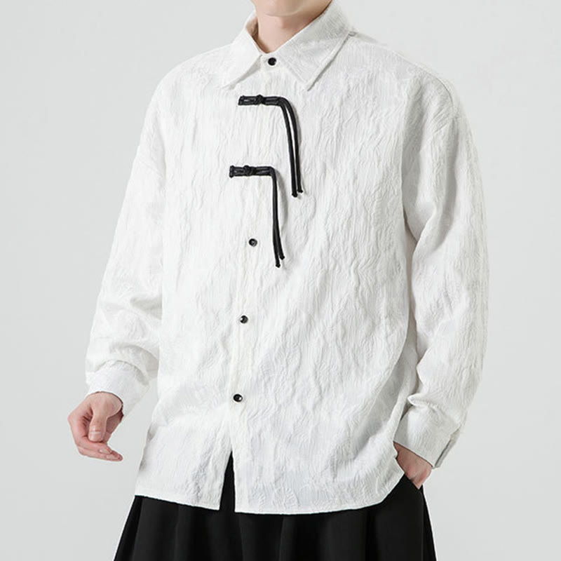 Buddha Stonesカエルボタン 葉柄 長袖 メンズ 唐装 ジャケット - image 21