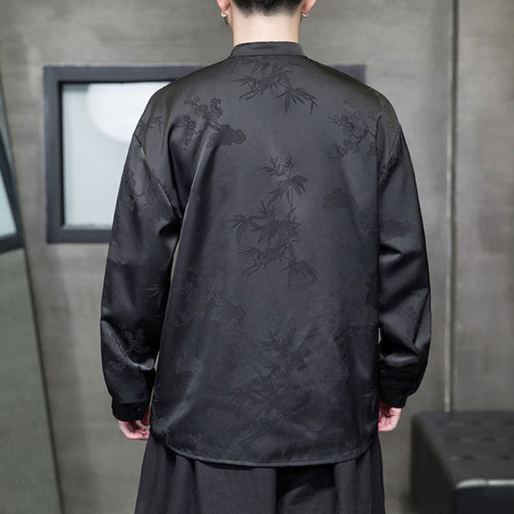 Buddha Stones無地 カエルボタンデザイン 唐装 メンズ 長袖ジャケット - image 17