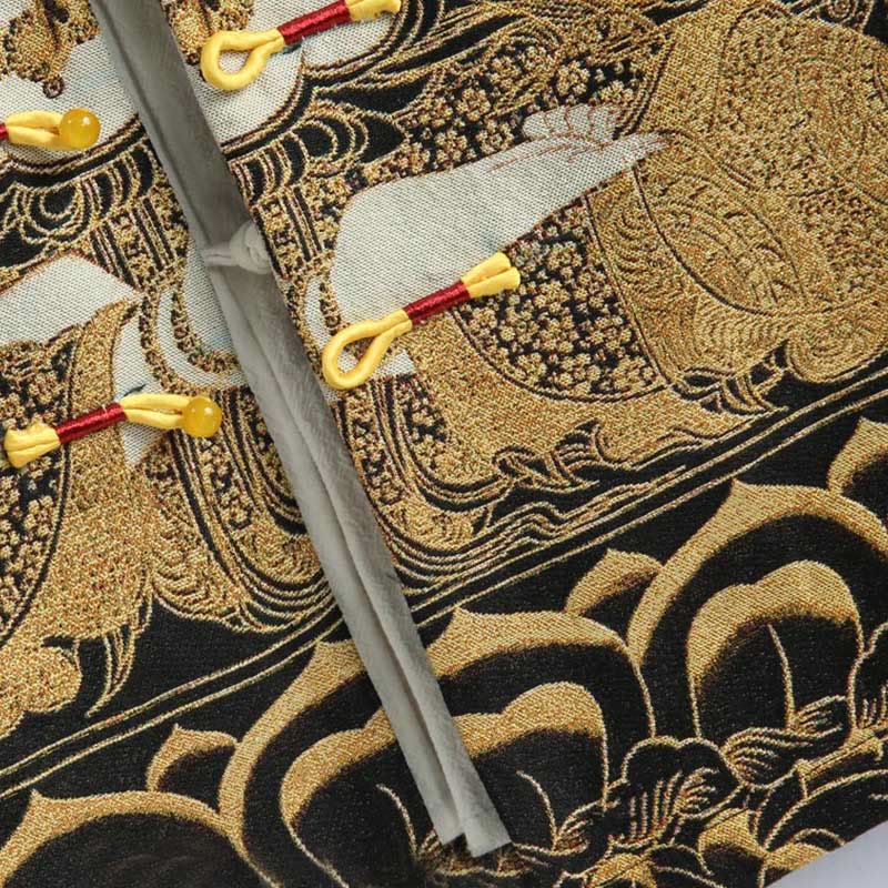 Buddha Stones石観音カエルボタン長袖メンズジャケット - image 7