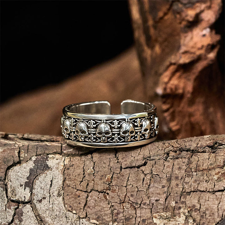 Buddha Stonesの森の王 銅の頭蓋骨 新たな始まりの指輪 - image 8