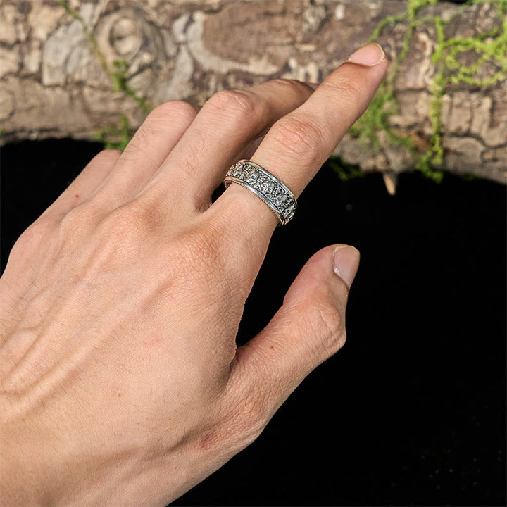 Buddha Stonesの森の王 銅の頭蓋骨 新たな始まりの指輪 - image 4