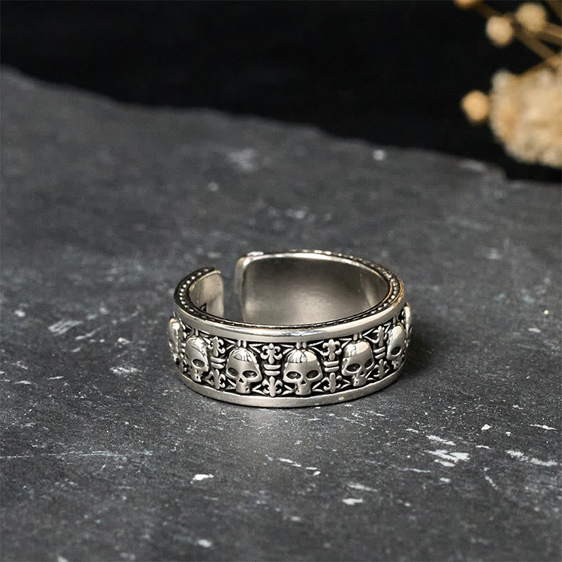 Buddha Stonesの森の王 銅の頭蓋骨 新たな始まりの指輪 - image 3