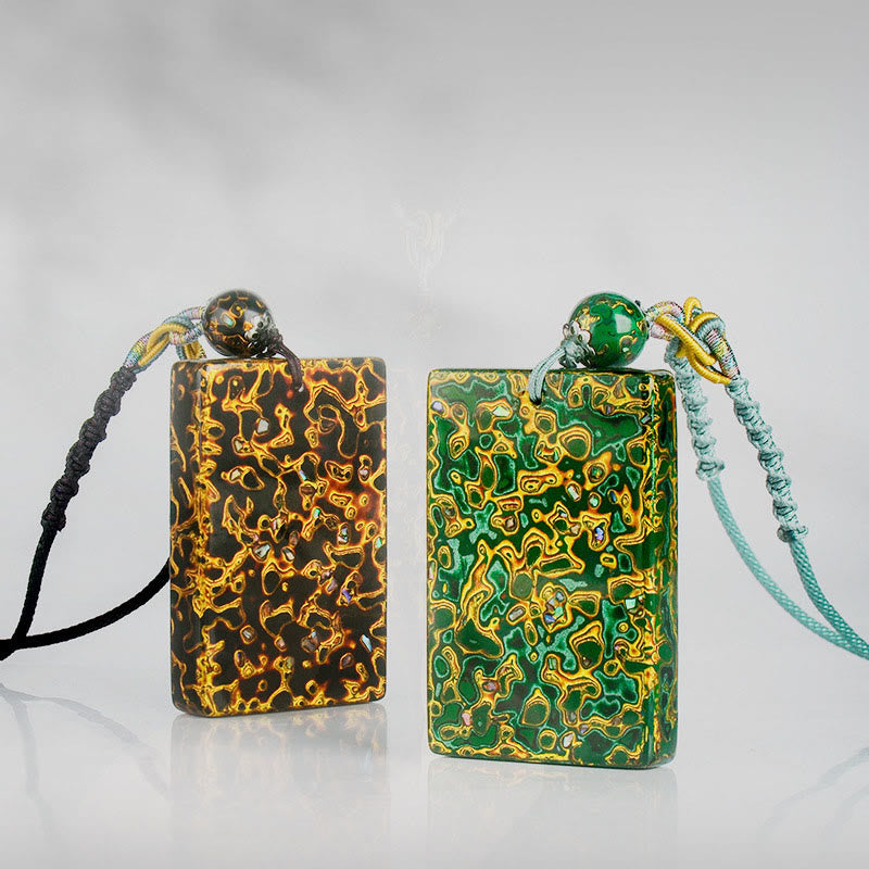 Buddha Stones手作り漆工芸 白檀 守護ペンダントネックレス - image 22