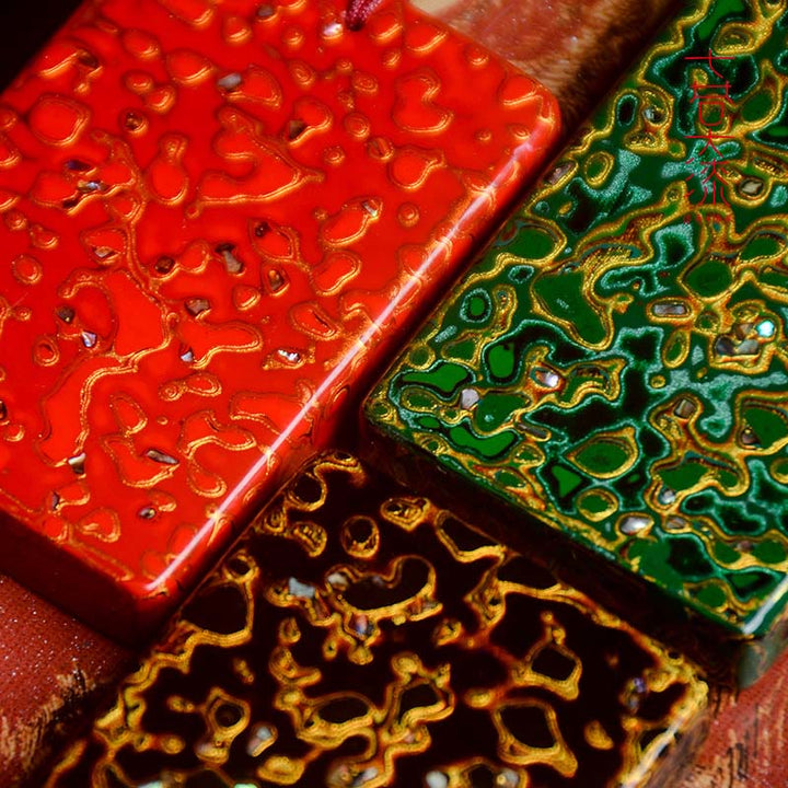 Buddha Stones手作り漆工芸 白檀 守護ペンダントネックレス - image 27