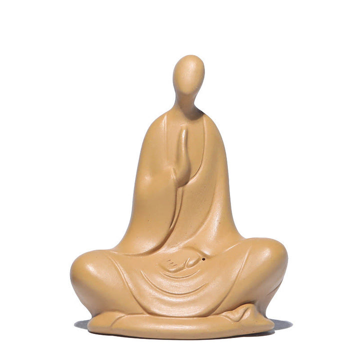 Buddha Stones無形の仏祈り 陶器 禅 室内装飾 5*2.5*5.3cm - image 9