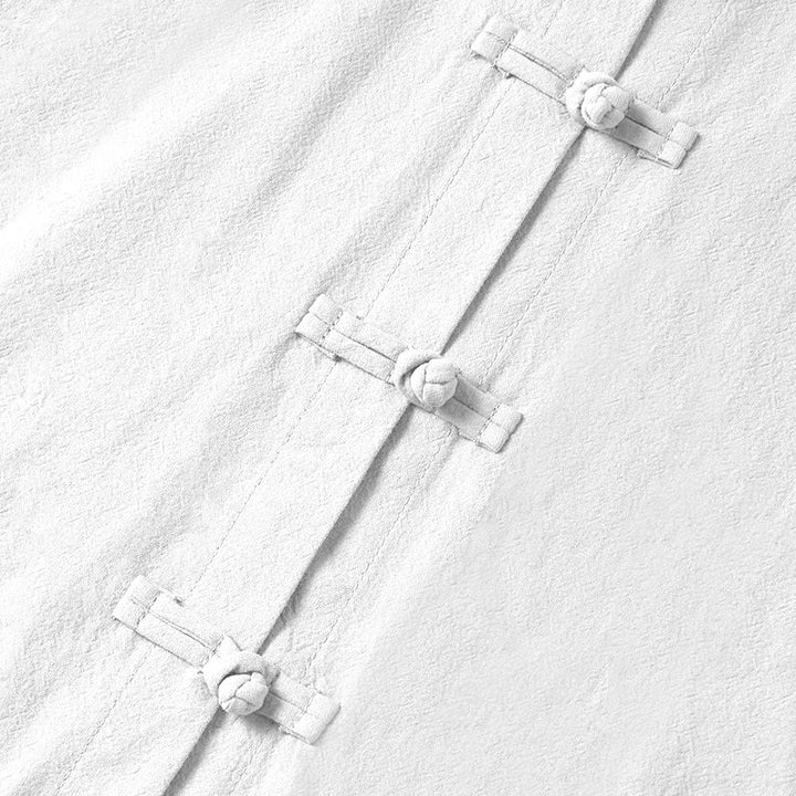 Buddha Stonesエスニック フロッグボタン 長袖 スタンドカラー レディース コットンシャツ ポケット付き - image 11