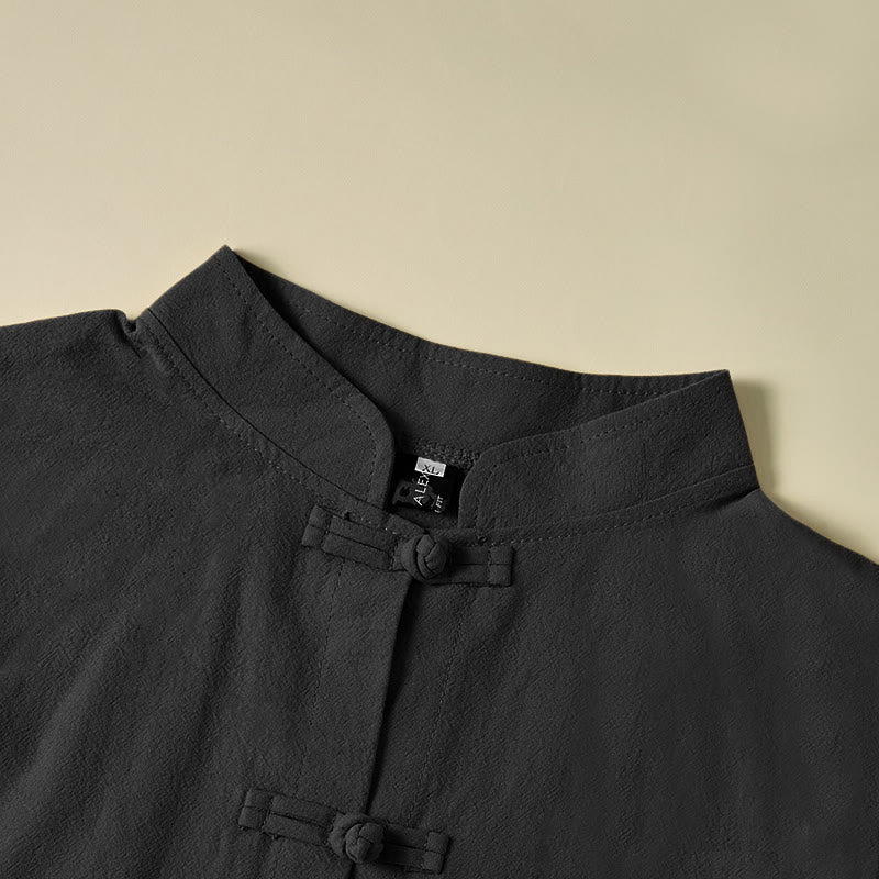 Buddha Stonesエスニック フロッグボタン 長袖 スタンドカラー レディース コットンシャツ ポケット付き - image 18