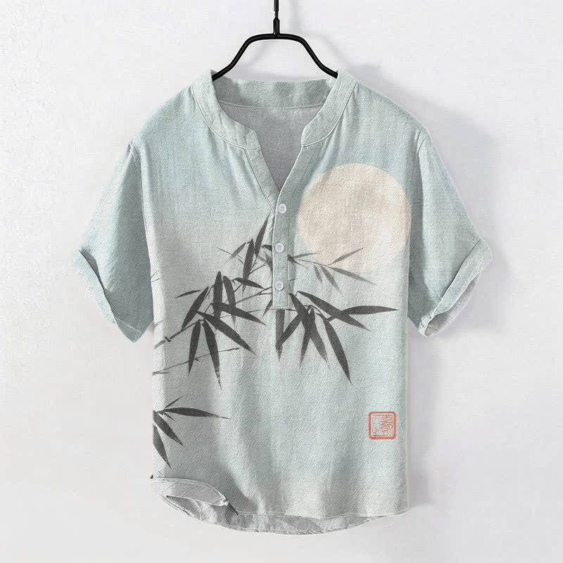 半袖シャツメンズ ハーフボタンシャツ 激レア hiro hawaii ボタニカル