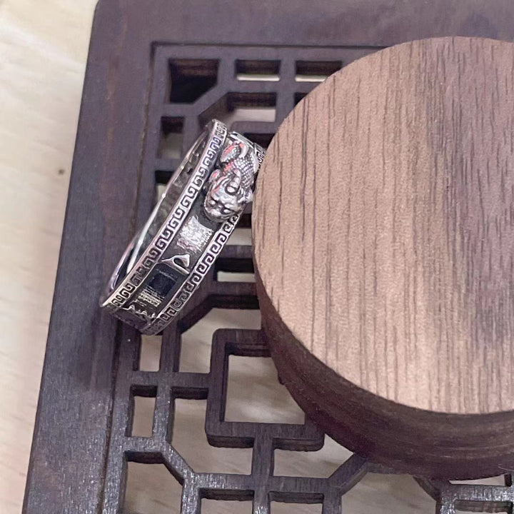 Buddha Stonesオーム・マニ・パドメ・フム般若心経 幸運 富 カップルリング