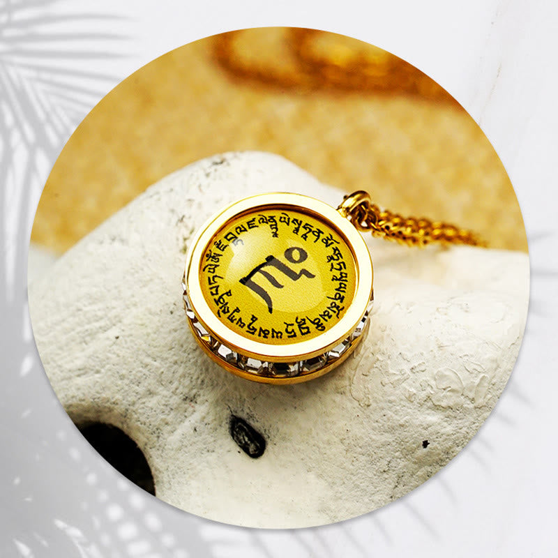 Buddha Stonesチベット イエロー 富の神 グリーン ターラ仏 静寂 チタン鋼 ネックレス ペンダント - image 7