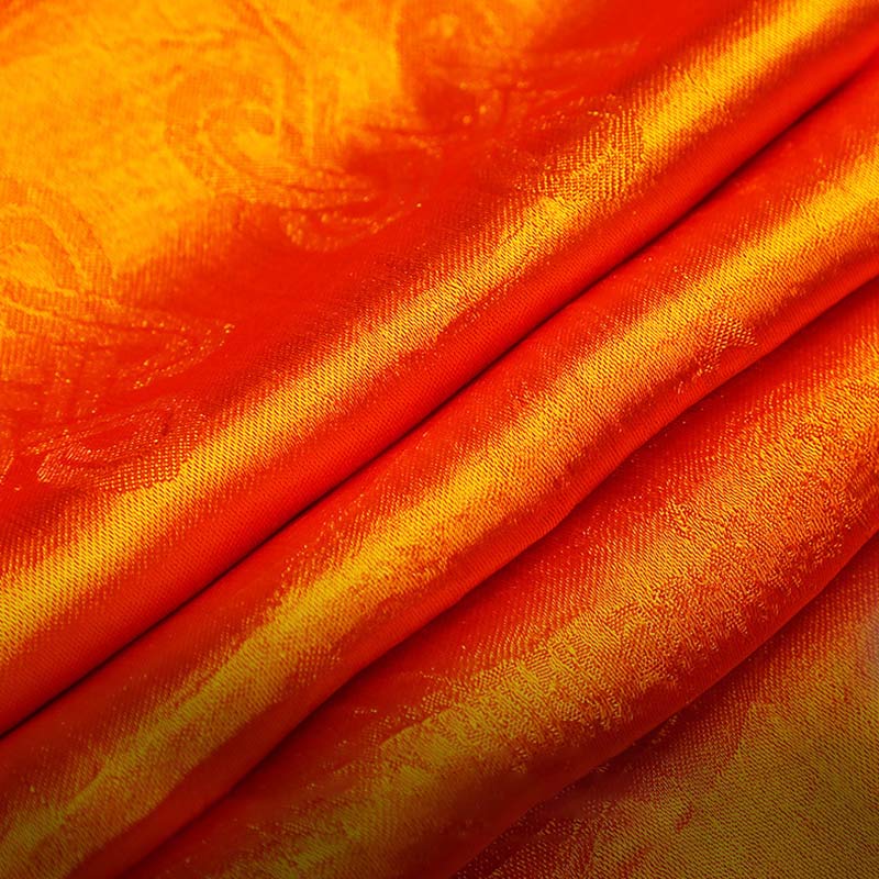 Buddha Stonesチベットの祝福 縁起の良い 5色 ジャカード カタ 装飾